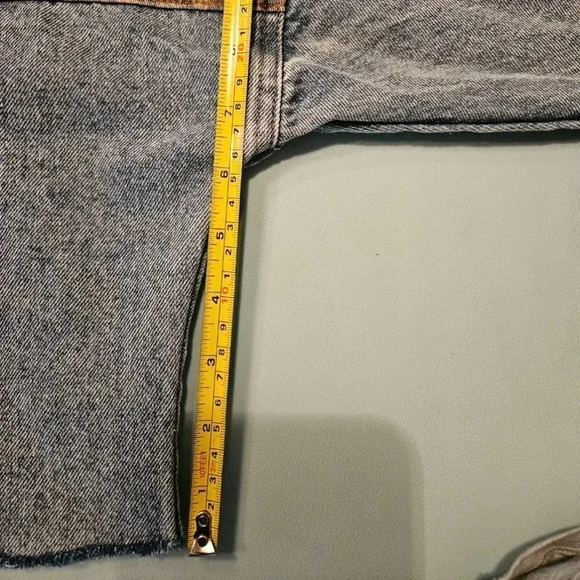 Unique Plus Size Oversized Animal Print Distressed Blue Denim Crop Jacket - NWT - Picture 7 of 14